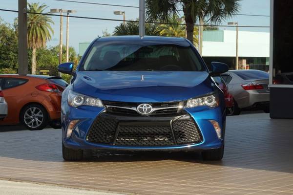 2017 Toyota Camry SE sedan Blue Streak Metallic for sale in New Smyrna Beach, FL – photo 2