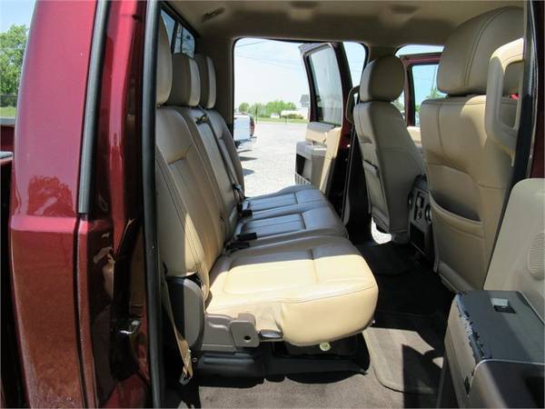 2012 FORD F250 SUPER DUTY LARIAT, Burgundy APPLY ONLINE for sale in Summerfield, TN – photo 6