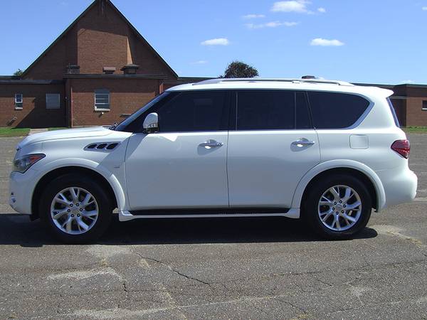 ► 2014 INFINITI QX80 - AWD, 8 PASS, NAVI, DUAL TV's, HTD LEATHER, MORE for sale in East Windsor, CT – photo 6