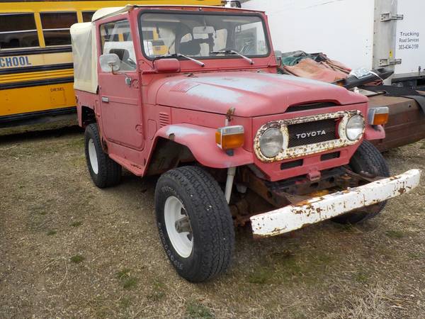 1977 Red Toyota FJ 40 - cars & trucks - by owner - vehicle... for sale in colo springs, CO – photo 2