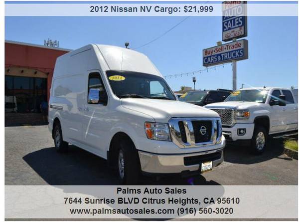 2012 Nissan NV S 3500 3dr High Roof Cargo Van for sale in Citrus Heights, CA – photo 2
