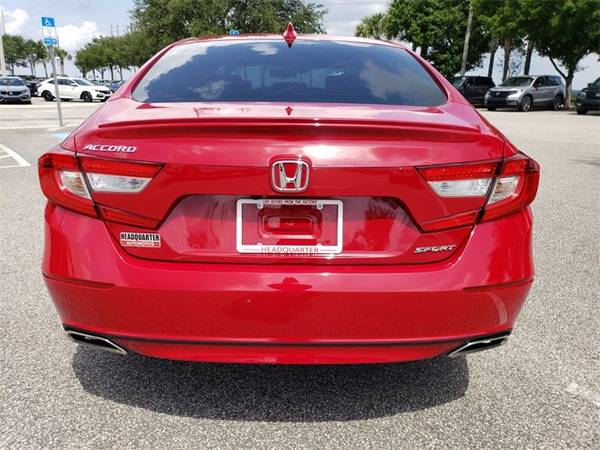 2019 Honda Accord Sport sedan San Marino Red - - by for sale in Clermont, FL – photo 4