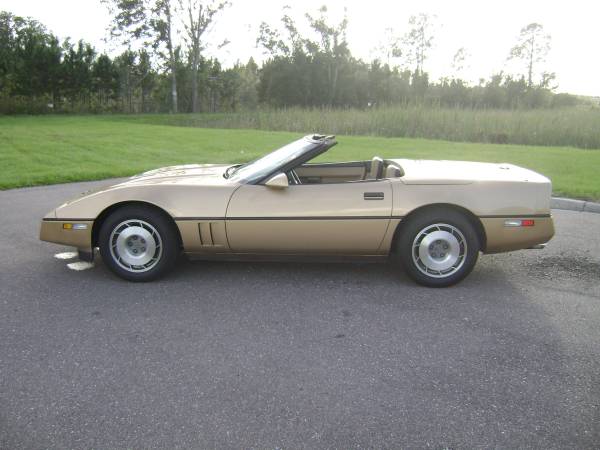 1987 ANTIQUE CORVETTE GOLD CLASSIC CONVERTIBLE, ONLY 39,000 MILES, -... for sale in Odessa, FL – photo 5
