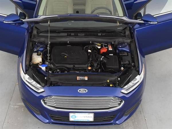 2016 Ford Fusion SE Sedan 4D sedan BLUE - FINANCE ONLINE for sale in Atlanta, GA – photo 4