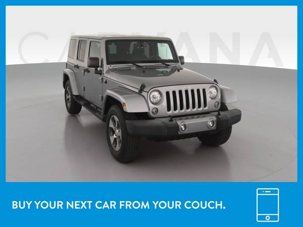2017 Jeep Wrangler Unlimited Sahara Sport Utility 4D suv Silver for sale in Charlotte, NC – photo 12