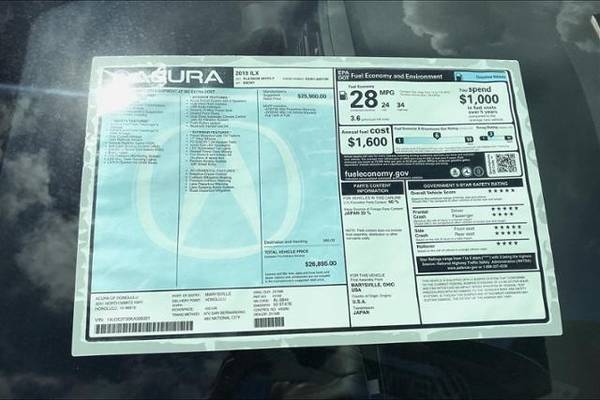 2019 Acura ILX Sedan Sedan - - by dealer - vehicle for sale in Honolulu, HI – photo 11