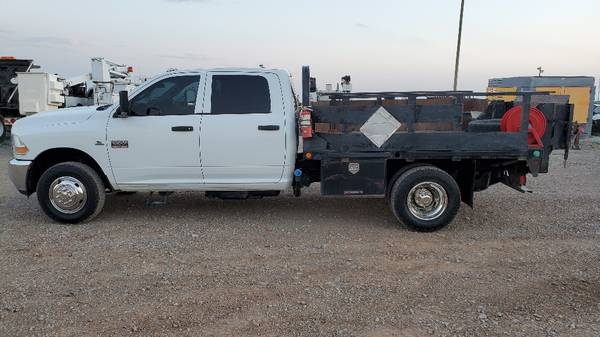 2012 Dodge RAM 3500 4wd Crew Cab 9ft Flatbed Tommy Lift Gate 6.7L Dsl for sale in fort smith, AR – photo 10