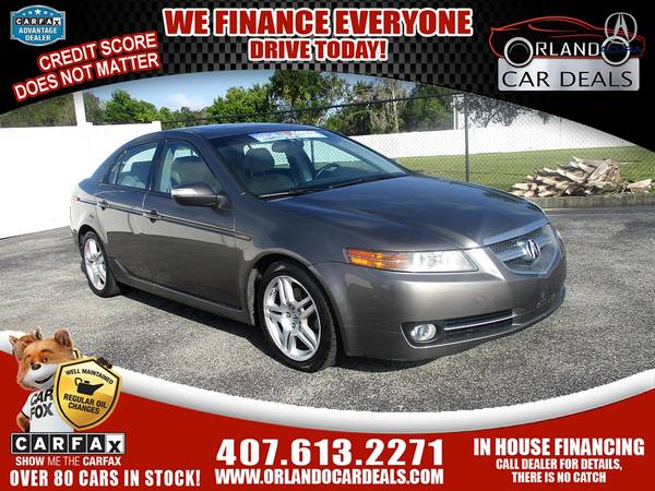 2008 Acura TL NO Credit Check Loans--- Buy Here Pay Here--- In House... for sale in Maitland, FL