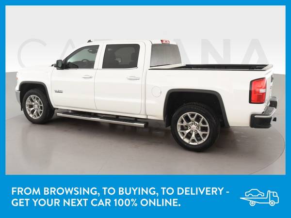 2015 GMC Sierra 1500 Crew Cab SLT Pickup 4D 5 3/4 ft pickup White for sale in Lewisville, TX – photo 5