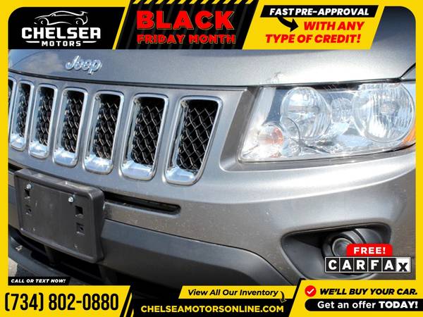 $142/mo - 2012 Jeep Compass Latitude - Easy Financing! - cars &... for sale in Chelsea, MI – photo 11