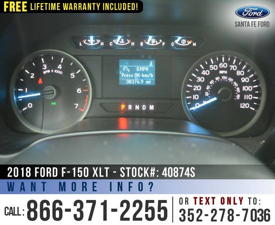 2018 Ford F150 XLT 4WD Cruise Control - Backup Camera - SYNC for sale in Alachua, FL – photo 14