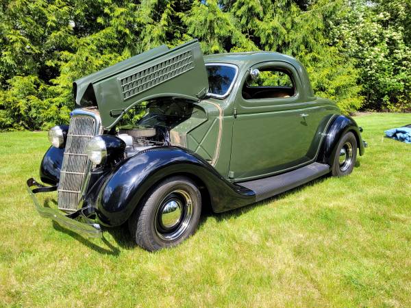 1935 Ford 3 Window Deluxe Coupe for sale in Renton, WA – photo 17