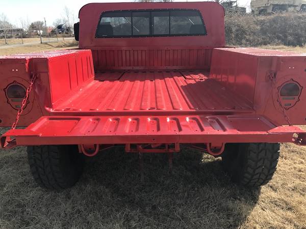 Military Humvee Truck 4X4 Pickup - RED | On-Road Title | Am General for sale in Tulsa, TX – photo 13
