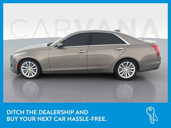 2017 Caddy Cadillac CTS 3 6 Premium Luxury Sedan 4D sedan Gold for sale in Indianapolis, IN – photo 4
