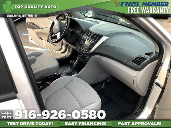 2017 Hyundai Accent SE Sedan for only $9,995 - cars & trucks - by... for sale in Rancho Cordova, CA – photo 21