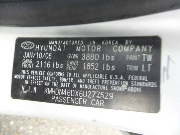 2006 Hyundai Elantra GLS SKU:6U277529 Sedan for sale in Centennial, CO – photo 23