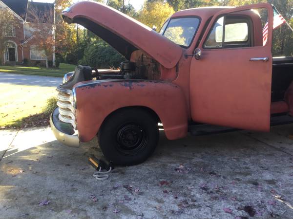 1953 Chevy 3100 three-window pickup for sale in Powder Springs, GA – photo 19
