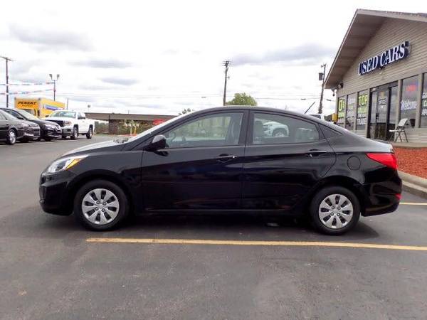 2017 Hyundai Accent Value Edition sedan Black - cars & trucks - by... for sale in Waterford Township, MI – photo 2