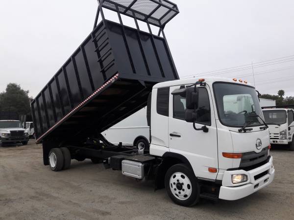 2012 NISSAN UD 2000 18 FEET DUMP TRUCK LOW MILES 80632 - cars &... for sale in San Jose, CA – photo 10