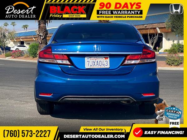 2014 Honda Civic LOW MILES LX Sedan without the headache - cars &... for sale in Palm Desert , CA – photo 13