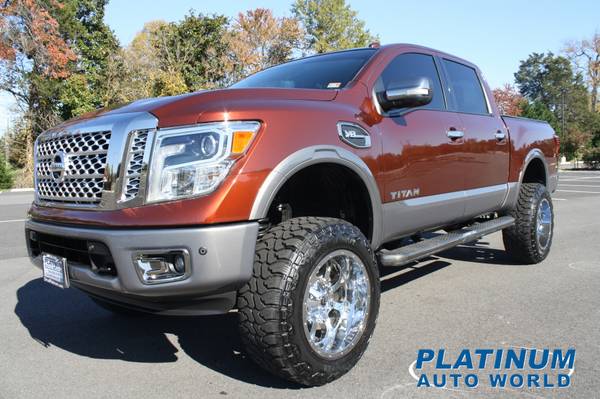 LIFTED--2017 NISSAN TITAN CREW CAB 4X4 - cars & trucks - by dealer -... for sale in Fredericksburg, District Of Columbia – photo 2