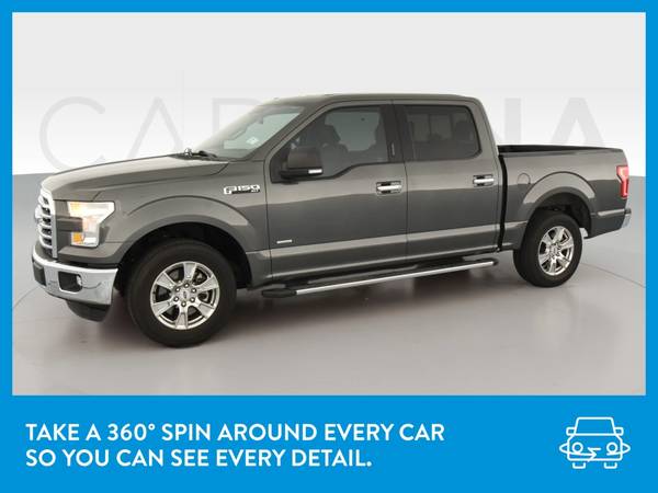 2016 Ford F150 SuperCrew Cab XLT Pickup 4D 5 1/2 ft pickup Gray for sale in Beaumont, TX – photo 3