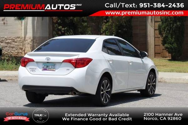 2017 Toyota Corolla SE Sedan - cars & trucks - by dealer - vehicle... for sale in Norco, CA – photo 3