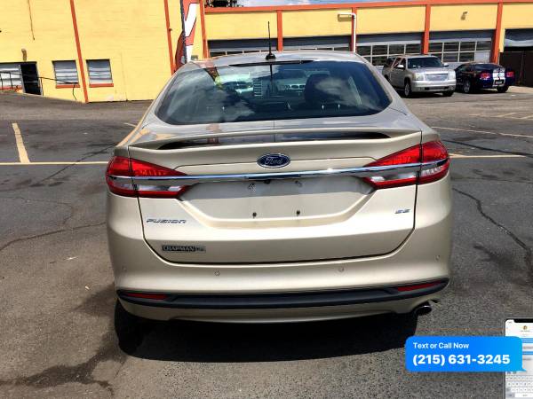 2017 Ford Fusion SE FWD - cars & trucks - by dealer - vehicle... for sale in Philadelphia, PA – photo 5