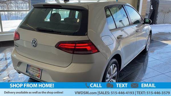 2020 VW Volkswagen Golf TSI hatchback White - - by for sale in Johnston, IA – photo 3