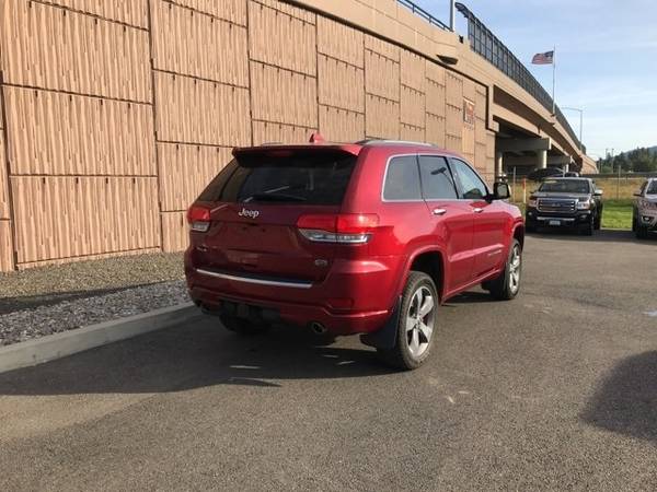 2015 Jeep Grand Cherokee Overland hatchback Deep Cherry Red Crystal for sale in Post Falls, ID – photo 22