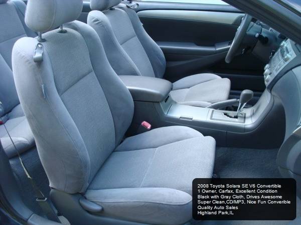 2008 Toyota Camry Solara SE Convertible - - by dealer for sale in Other, WI – photo 9