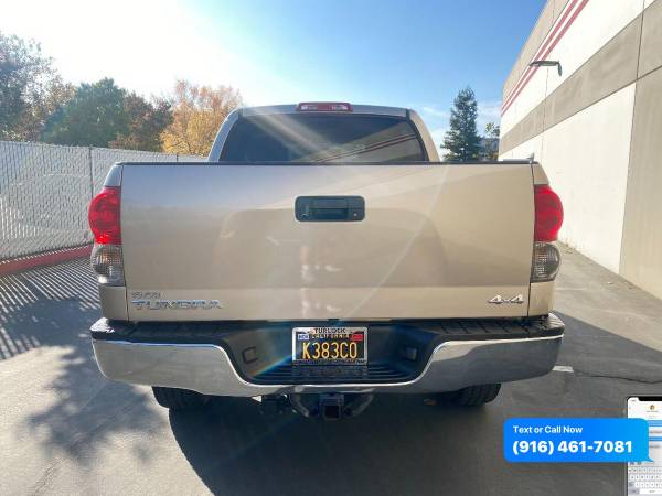 2007 Toyota Tundra SR5 4dr CrewMax Cab 4x4 SB (5.7L V8) CALL OR TEXT... for sale in Rocklin, NV – photo 7