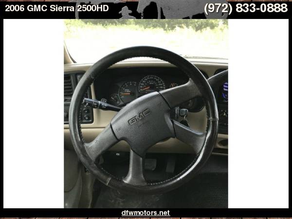 2006 GMC Sierra 2500HD 4WD SLE1 Ext Cab Diesel for sale in Lewisville, TX – photo 15