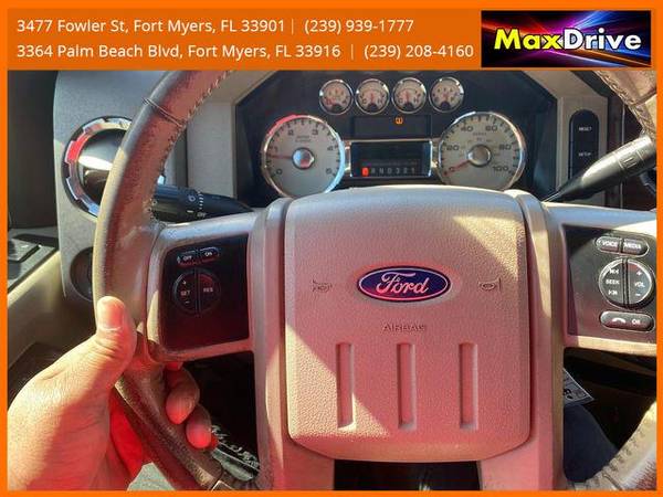 2010 Ford F250 Super Duty Crew Cab Lariat Pickup 4D 6 3/4 ft - cars for sale in Fort Myers, FL – photo 13