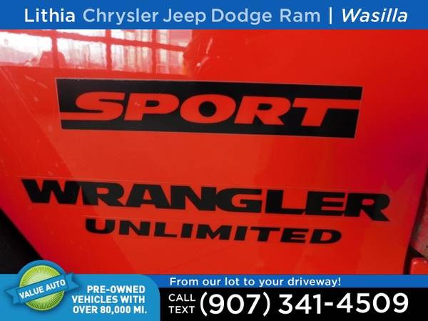 2015 Jeep Wrangler Unlimited 4WD 4dr Sport - - by for sale in Wasilla, AK – photo 22