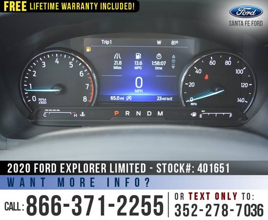 2020 FORD EXPLORER LTD *** Remote Start, SiriusXM, $7,000 off MSRP!... for sale in Alachua, FL – photo 11