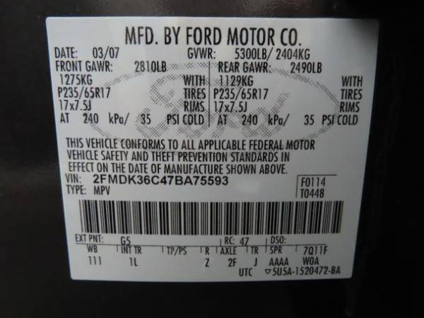 2007 Ford Edge SE - Warranty - cars & trucks - by dealer - vehicle... for sale in Middleville, MI – photo 16
