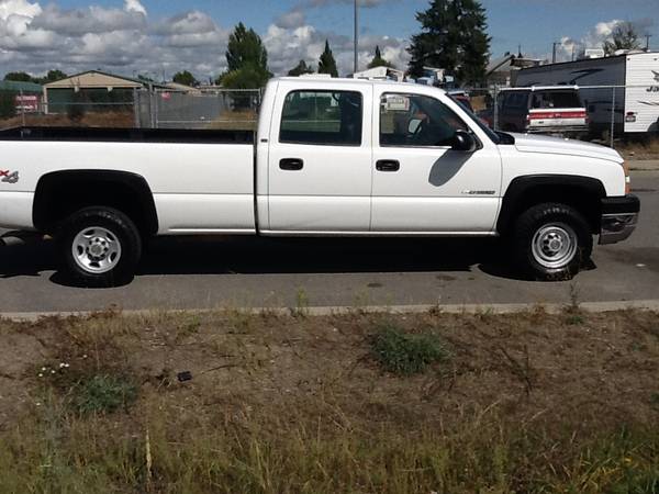 2005 CHEVY 2500 CREW LONG BED 4X4 8.1L V8 for sale in Coeur d'Alene, WA – photo 4