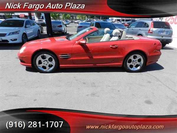 2005 MERCEDSE SL500 $3800 DOWN $255 PER MONTH(OAC)100%APPROVAL YOUR JO for sale in Sacramento , CA – photo 2