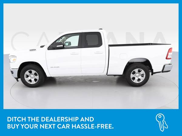 2020 Ram 1500 Quad Cab Big Horn Pickup 4D 6 1/3 ft pickup White for sale in Sausalito, CA – photo 4