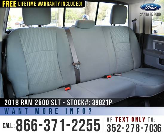 ‘18 Ram 2500 SLT 4WD *** Camera,Tinted Windows, SiriusXM *** for sale in Alachua, FL – photo 19
