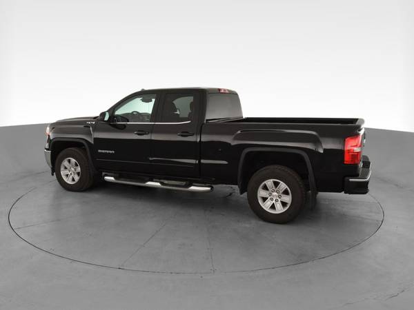 2014 GMC Sierra 1500 Double Cab SLE Pickup 4D 6 1/2 ft pickup Black... for sale in Akron, OH – photo 6
