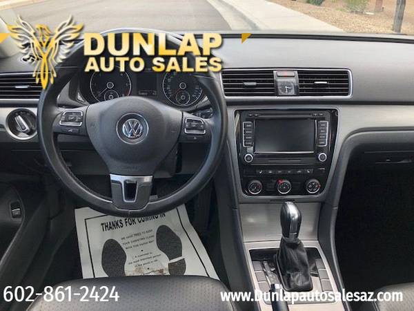 2014 Volkswagen Passat 4dr Sdn 2.0L DSG TDI SE w/Sunroof - cars &... for sale in Phoenix, AZ – photo 9