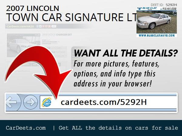 2007 LINCOLN TOWN CAR SIGNATURE LTD - - by dealer for sale in Wilmington, NC – photo 19