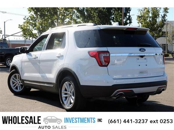 2016 Ford Explorer SUV XLT (Oxford White) for sale in Van Nuys, CA – photo 4