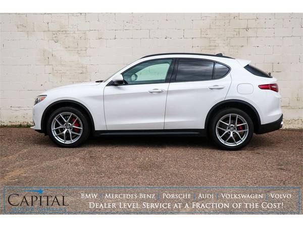 Turbocharged Crossover! Alfa Romeo Stelvio AWD with 20 Wheels! for sale in Eau Claire, IL – photo 2