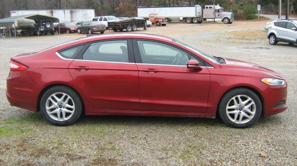 2015 Ford Fusion SE 4 door red - - by dealer - vehicle for sale in Harrisburg, AR – photo 3