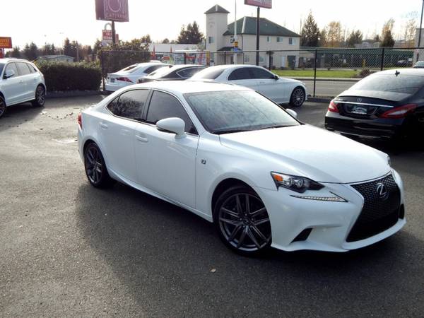 CLEAN CARFAX 1 OWNER 2014 Lexus IS 250 AWD F-Sport RARE WHITE/RED for sale in Auburn, WA – photo 10