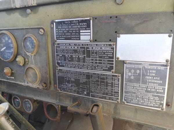 1969 Kaiser Jeep M715 - cars & trucks - by owner - vehicle... for sale in Adelanto, CA – photo 16