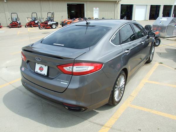 2014 Ford Fusion Titanium -Leather Loaded -30+MPG -New Tires & Brakes! for sale in Vinton, IA – photo 5